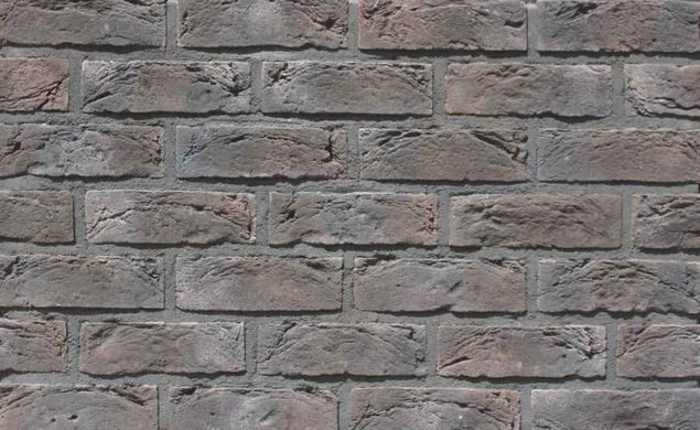Фасадна плитка Loft Brick Манхеттен 30 Коричневий з темними фарбуваннями 210x65 мм