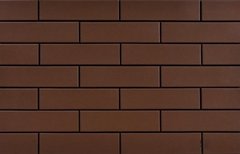 Фасадна плитка Cerrad Brown 245x65х6 мм Коричнева Гладка