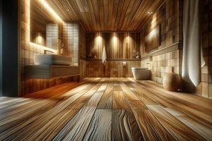 Плитка под дерево в ванную: Теплота природы в вашем доме