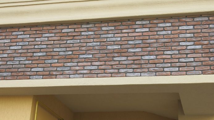 Фасадна плитка Loft Brick МФ-50 NEW Червоно коричневий з темними відтінками 190x50 мм