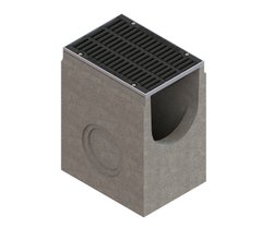 Пісковловлювач бетонний Pro DN300 H650 верхня частина з решіткою чавунною щілинною D400
