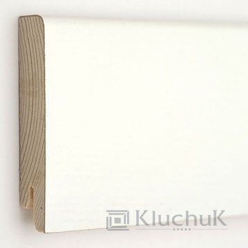 Плінтус Kluchuk Модерн 80 мм Дуб Білий