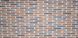 Фасадная плитка Loft Brick Лонг Форд 30 Красно-коричневый с серыми вставками 295x50 мм