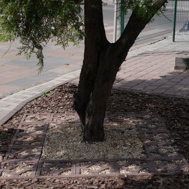 Тротуарна плитка Решітка Гармонія 90 мм Сірий ТМ Золотий Мандарин