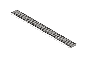 Решітка Base DN100 з нержавіючої сталі ADA B125