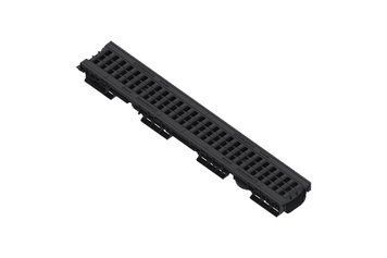 Лоток водоотводной PolyMax Basic ЛВ-10.16.10-ПП пластиковый с решеткой ячеистой пластиковой кл. A (комплект) 080101841