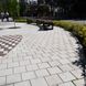 Тротуарная плитка Квадрат 200х200х60 мм Серый ТМ Золотой Мандарин