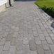 Тротуарная плитка Кирпич Антик 200х100х60 мм Серый ТМ Золотой Мандарин