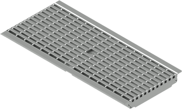 Решітка Base DN200 сталева оцинкована Heelproof під кріплення B125 0,5м