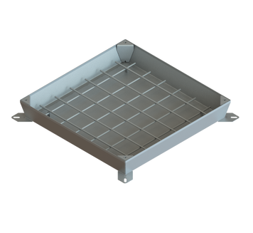 Люк технологічний сталевий оцинкований Pro 900x900 Unifill H100 B125