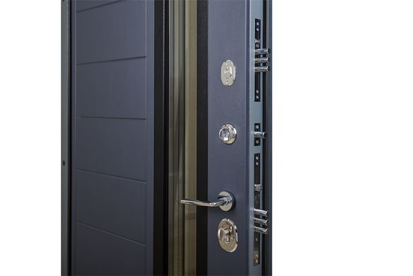 Входные двери с терморазрывом модель Ufo (цвет Ral 7016 + Антроцит) комплектация COTTAGE [Складская программа]