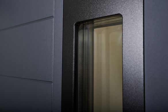 Входные двери с терморазрывом модель Ufo (цвет Ral 7016 + Антроцит) комплектация COTTAGE [Складская программа]