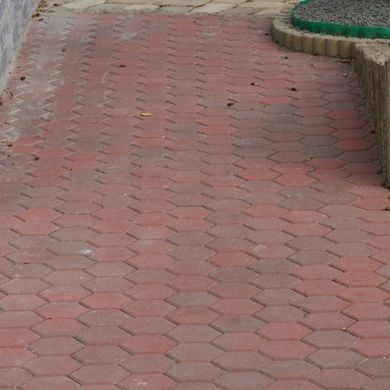 Тротуарная плитка Сота 60мм Серый ТМ Золотой Мандарин