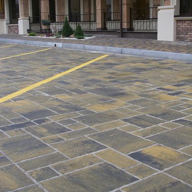 Тротуарна плитка Пасіон 60 мм Росано ТМ Золотий Мандарин