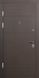 Вхідні двері модель Leavina (колір Венге сірий горизонт + білий) комплектація Megapolis [Складська програма]