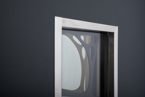 Входные двери модель Solid Glass (цвет Ral 7021T) комплектация Defender [Складская программа]
