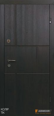 Вхідні двері модель Ellisa (колір Тікове дерево) комплектація Nova [Складська програма]