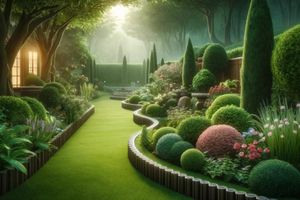 Садовый бордюр: эстетика и функциональность в саду
