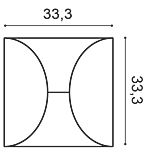 3D панель Orac Decor W107 Circle Поліуретанова