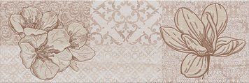 Декор Marble Room Inserto Patchwork Flowers 20x60 Cersanit