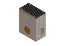 Пісколовлювач бетонний Mono DN150 H600 розтруб 160 з решіткою чавунною Е600