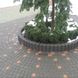 Бордюр тротуарный фигурный круглий 500х250х80 мм Серый ТМ Золотой Мандарин