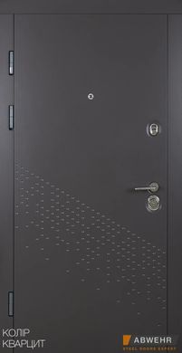 Входные двери модель Ellipsa (Цвет Кварцит + Дуб немо Лате) комплектация Classic [Складская программа]