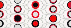 Декор Red Circles Inserto 200×500x9 Konskie