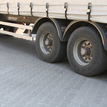 Тротуарная плитка Двойное Т 120 мм Серый ТМ Золотой Мандарин