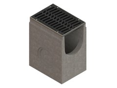 Пескоуловитель бетонный Pro DN300 H650 с решеткой чугунной щелевой E600