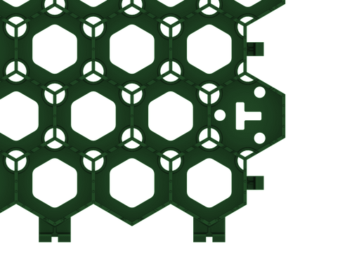 Модуль геопокриття пластиковий HexPave темно-зелений