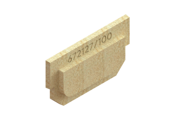 Заглушка для лотка полімербетонного Base DN150 H100 полімербетонна