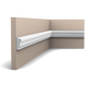 Молдинг гладкий Orac Decor PX117 Дюрополімерний