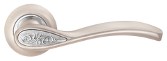 Ручка для дверей на розетке MIRA Z-1313 SN/CP