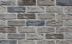 Фасадна плитка Loft Brick Квебек Темно-сірий зі світлими і темними вставками 210x65 мм