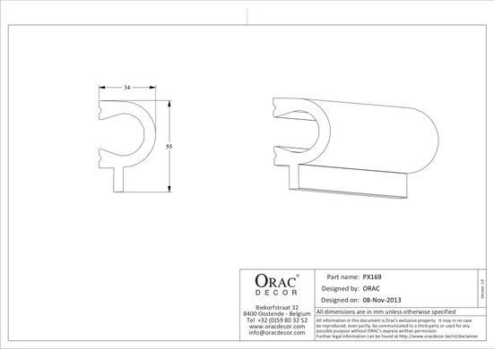 Молдинг профільний Orac Decor PX169 Дюрополімерний