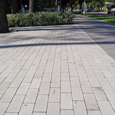 Тротуарная плитка Кирпич без фаски 200х100х80 мм Горчичный ТМ Золотой Мандарин