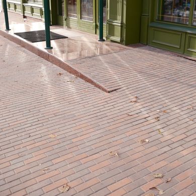 Тротуарная плитка Кирпич узкий 210х70х60 мм Серый ТМ Золотой Мандарин