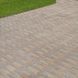 Тротуарная плитка Кирпич узкий 210х70х60 мм Серый ТМ Золотой Мандарин