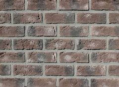 Фасадна плитка Loft Brick Манхеттен 10 коричневий з білими висолами 210x65 мм