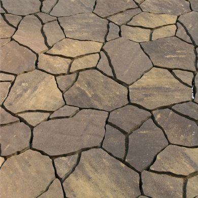 Тротуарная плитка Песчаник 60 мм Черный(графит) ТМ Золотой Мандарин