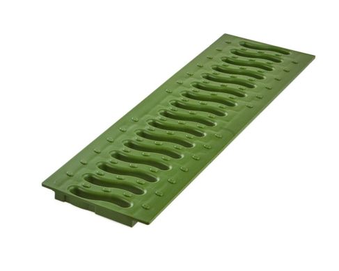 Решітка 100 пластикова Хвиля (зелена папороть)