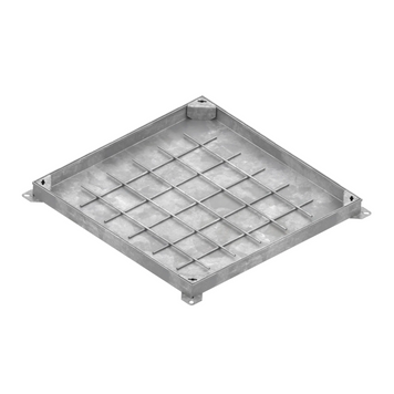 Люк технологічний сталевий оцинкований Pro 500x500 Unifill H80 B125 з ущільнюючим шнуром