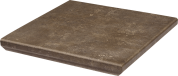 Ступень с Капиносом Угловая Paradyz ILARIO BROWN 33x33 Структурная