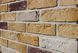Фасадная плитка Loft Brick Тоскана Красно-коричневый с серыми вставками 210x65 мм