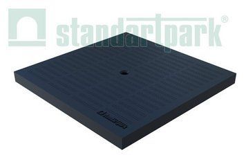Кришка до дощеприймача PolyMax Basic 28.28 пластикова чорна
