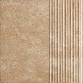 Ступень Paradyz ILARIO BEIGE 30x30 Рифленая Структурная