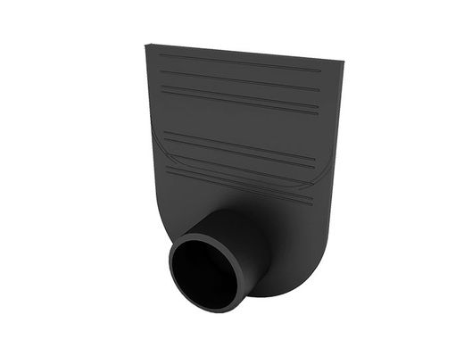 Заглушка-перехідник для лотків пластикових Стандарт 100.125 и 100.175 (чорний)