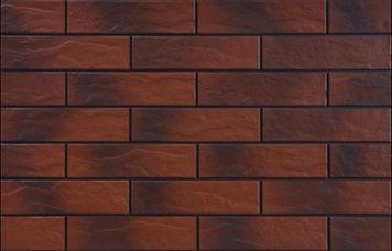 Фасадна плитка Cerrad Rot 245x65х6 мм Червона Рустикальна з відтінком
