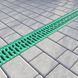 Лоток Easy 2 DN100 H70 с решеткой A15, зеленый